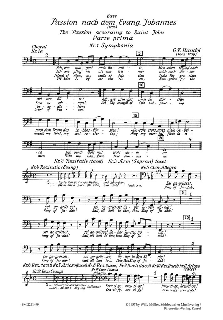 Passion nach dem Evangelisten Johannes (1704)
